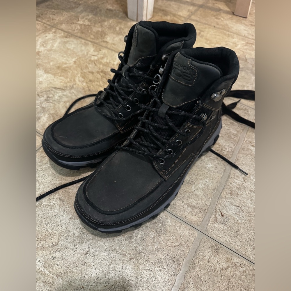 Black Leather Men's Shoes